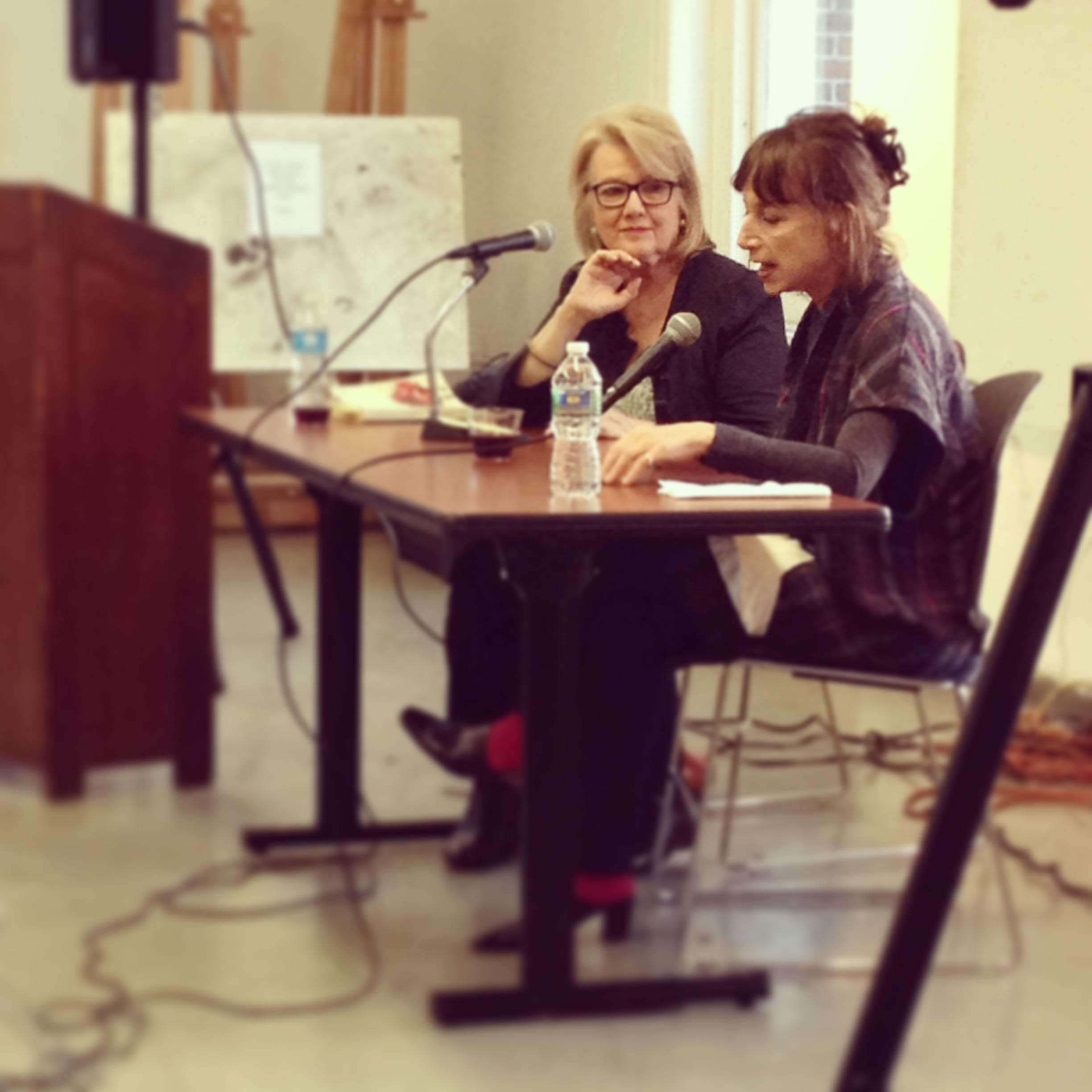 Judith Thurman in conversation with Lis Harris at Columbia’s Graduate Writing Program’s Nonfiction Dialogue on Wednesday, April 16, 2014.